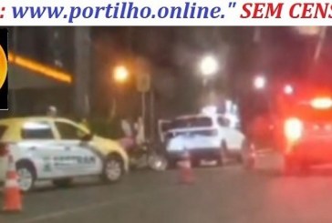 📢 Capital das trombadas informa…” trombose a frente”!!!👉🚨🚑🚓ℹ🥸😳😱 Acidente por pura imprudência do motociclista acelerado!!!