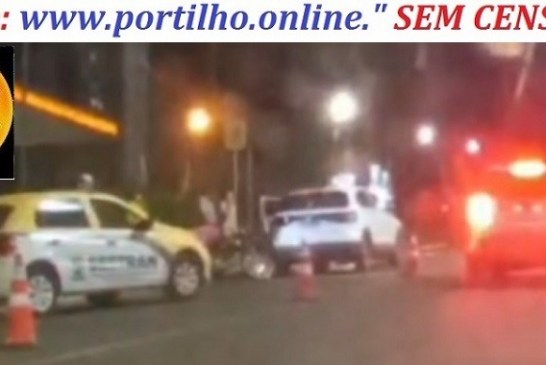 📢 Capital das trombadas informa…” trombose a frente”!!!👉🚨🚑🚓ℹ🥸😳😱 Acidente por pura imprudência do motociclista acelerado!!!