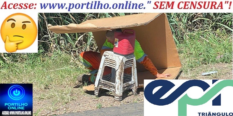 👉👿😡🚨🚔🚓📢🚨🚧🚦🛑🚏Portilho Olha se tem condições. O funcionário da empresa de pedágio que estava realizando sinalização do PARE E SIGA.