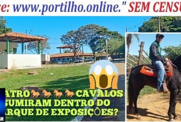 📢😳❔⁉🚨QUATRO🐎🐎🐎🐎CAVALOS SUMIRAM DENTRO DO PARQUE DE EXPOSIÇÕES?!⁉👀😱🚨🚔