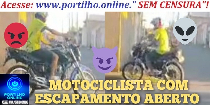 👉😡👹🚔🚓🚨📢⚖😡🚧🚦🏍MOTOCICLISTA ENDEMONIADO ESTÁ APAVORANDO OS MORADORES