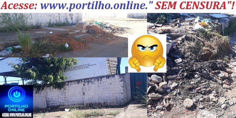 👉🤔👊❓😡💩🤢🤮👉”Bom dia Portilho! Queria que nos ajudássemos a postar essa situação deplorável que está a calçada da escola Dalva Stela de Queiroz