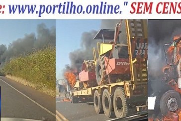 📢👉🚨🚒🚑🔥💥🔥🔥PEGOU FOGO!!!CAVALINHO DE CAMINHÃO PRANCHA PEGA FOGO