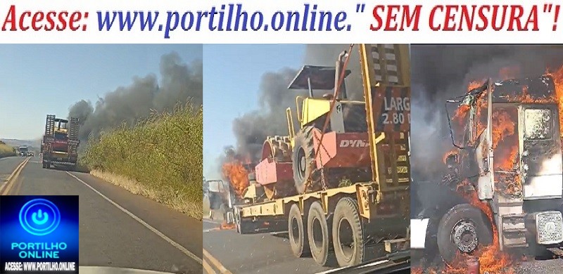 📢👉🚨🚒🚑🔥💥🔥🔥PEGOU FOGO!!!CAVALINHO DE CAMINHÃO PRANCHA PEGA FOGO