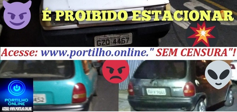 👉👊📢🚨✍🚓🚔🚧🛑🚦❓😡Portilho na festa e nod show os motoristas não respeitam as leis de trânsito, e estacionam porta de garagem