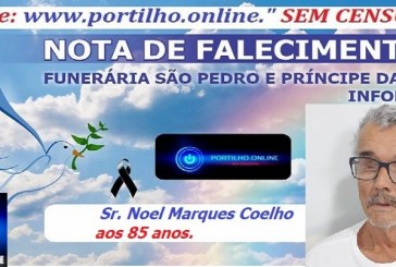 👉📢😪👉😱😭😪⚰🕯😪 NOTA DE FALECIMENTO …Faleceu em Patrocínio-MG o Sr. Noel Marques Coelho aos 85 anos…. A  FUNERÁRIA SAO PEDRO E PRÍNCIPE DA 🕊PAZ🕊 🕊 INFORMA.