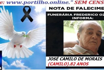 👉⚰🕯😔😪⚰🕯😪👉😱😭 😪⚰🕯😪 NOTA DE FALECIMENTO…. Faleceu JOSÉ CAMILO DE MORAIS (CAMILO). 82 ANOS… FREDERICO OZANAM INFORMA…👉⚰🕯😔😪⚰🕯😪👉😱😭 😪⚰🕯😪  FREDERICO OZANAM INFORMA…