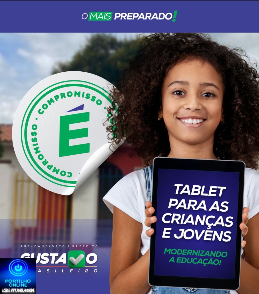 👉📢👍✍👏📲💻⌨🖥Patrocínio  pode  mais  se  modernizarmos  nossas  escolas,  colocando  tablets  nas  mãos  de  crianças  e  jovens