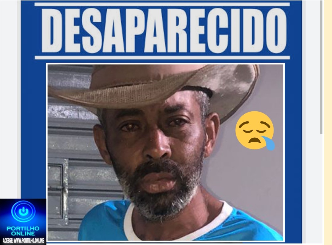 👉📢🚓🚔🚨✍❓🤔😔🚒🚑🚓🚨DESAPARECIDO!!! Valdson de Oliveira Castro, 44 anos.