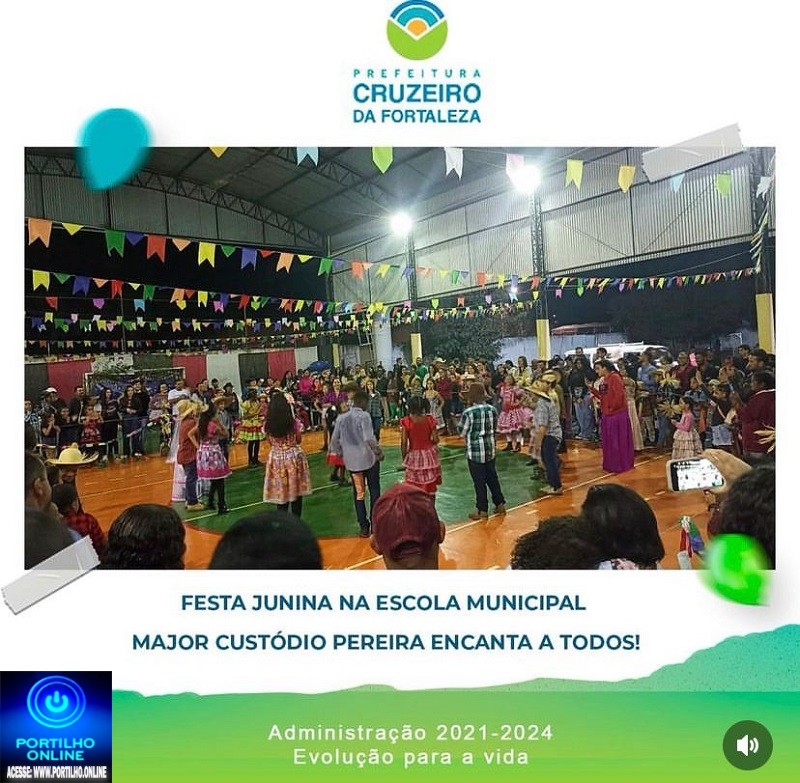 📢👉✍👏👍🎹🥁🎼🎤🎉🌽🕺💃Festa Junina na Escola Municipal Major Custódio Pereira Encanta a Todos!