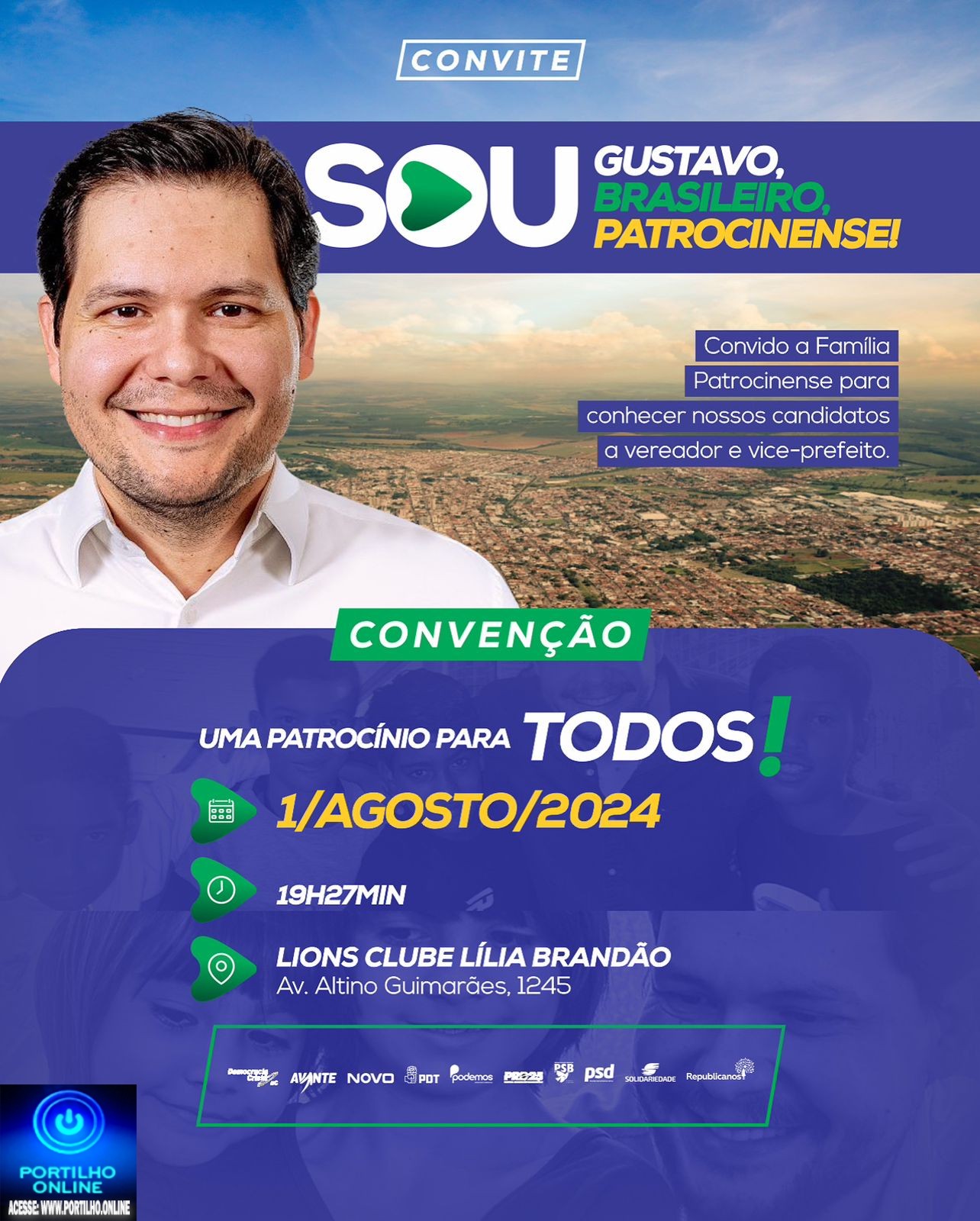 😱👍🤝🚀👺🤝🙌APRESENTAÇÃO DOS CANDIDATOS – ENCERRAMENTO DA CONVENÇÃO