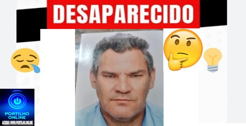 👉📢🧐🚨🚔🚓🙌🚨🚒🚑 DESAPARECIDO: Fernando José Dionizio, 49 anos.