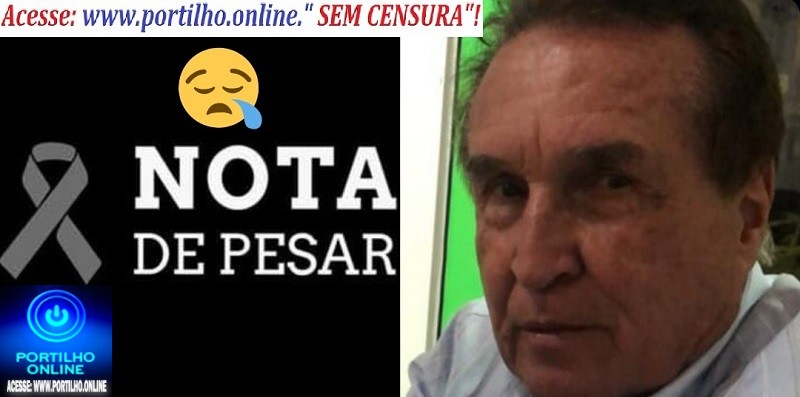 👉LUTO…⚰😔🕯😪😭 FUNERÁRIA SAO PEDRO E PRÍNCIPE DA PAZ  INFORMA… NOTA DE FALECIMENTO E CONVITE…Faleceu hoje em Patrocínio Carlos César de Faria (Dr Cesar Cardiologista) com 79 anos…