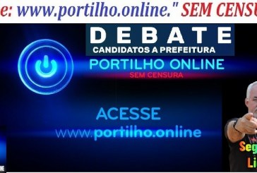 👉✍❓👀🕵🔍📢😱👍👀✍👊VEM AI!!!  O primeiro Debate Político do site www.portilho.online entre os Candidatos de Patrocínio!