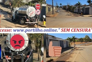 👉📢🚧🚨👏🛑🚦🚏🚀PENDENGA RESOLVIDA!!! Portilho É um absurdo como este caminhão fica estacionado. Ele só pensa nele