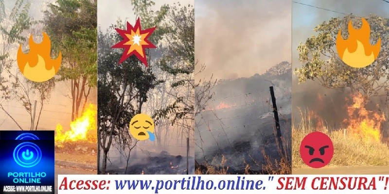 É fogo 🔥 🔥 🥵 🔥💥🚔🚓🔥🚒🚨🚧 Incêndio devasta área de preservação ambiental próxima à UNICERP