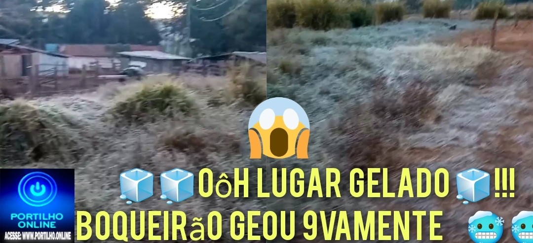 📢😱🔥🙀👀🧦🧦Oôh lugar gelado 🧊!!! Boqueirão geou 9vamente  🥶 🥶 🥶 🥶.