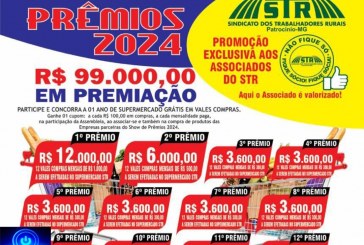 👉👍🤝📢🚀🛒🛒🛒💰💳Show de prêmios 2024 no supermercado do Sindicato