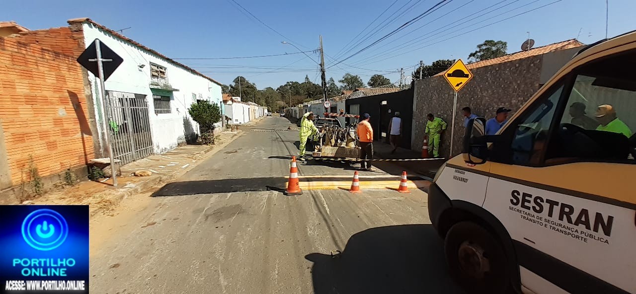 📢👉👍👏🤝🙏🚦🛑🚧👏👏👏SESTRAN atende centenas de pedidos dos moradores da Rua Deiró Marra, bairro Eneas