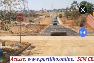 👉👍📢✍🙏🤝👏👏👏👏👏Não é obras da prefeitura de Patrocinio…Portillho O empresário do condomínio começou asfaltar avenida que liga os bairros ouro preto com cidade jardim e constantino