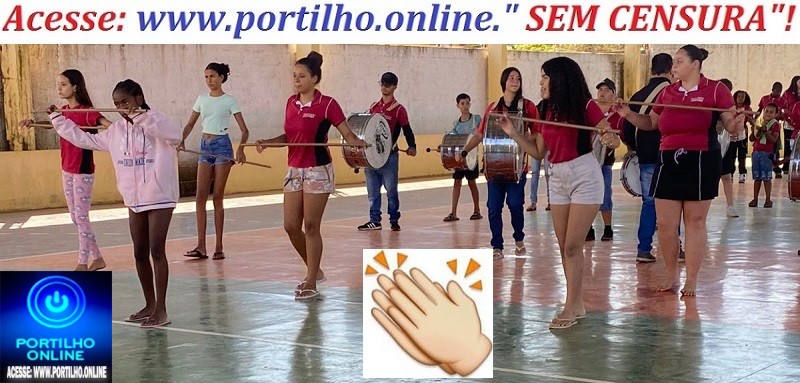 👉✍👍📢👏🎤🥁🎷🎺🎻🎸Ensaio da Fanfarra Municipal de Cruzeiro da Fortaleza