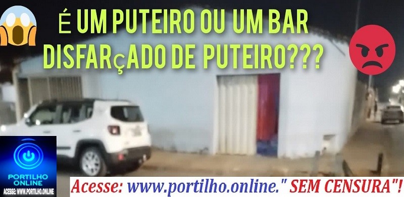 📢👉😡🚔🚨👿😱⚖🤔🚓🔍🔍🎼🎹Serra do Salitre: Puteiro com a convivência da 🚔 🚓 militar e o prefeito de nada se resolve