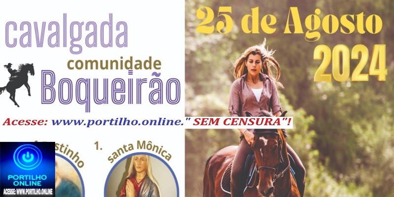 📢🙌👉🤝👏👍🐴🐎🐎🤠🤠Cavalgada na comunidade de Boqueirão. Dia, 25/08/2024