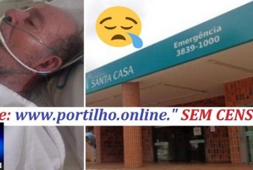 😪😔⚖🚔🆘📢🌡🦽🩼🚒🩻💊🩺 Santa Casa!!!Bom dia Portillho esse homem está sofrendo muito ele grita a noite toda de dor a dia e noite.