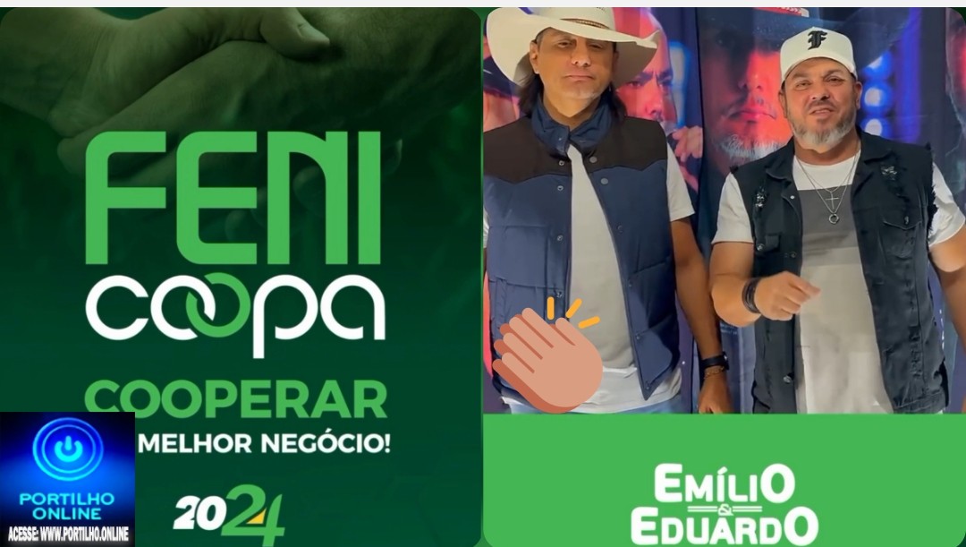 📢👉👍🤝👏🚀🎉🎊 FENICOPA/2024 SHOW COM A DUPLA EMILIO E EDUARDO, DIA 08/09/2024