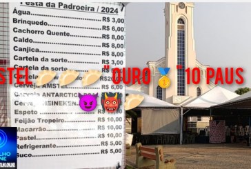 👉❓🧐💸💵💳💰💷💎💶🍔🌮🥙🍕🌭🍟Pastel de Pentecoste 🥟👹🥟😈🥟🥇🥟🤬📢 recheado de ‘ouro’ nas festas das igrejas católicas (barraquinhas) está arrancando o couro das famílias.