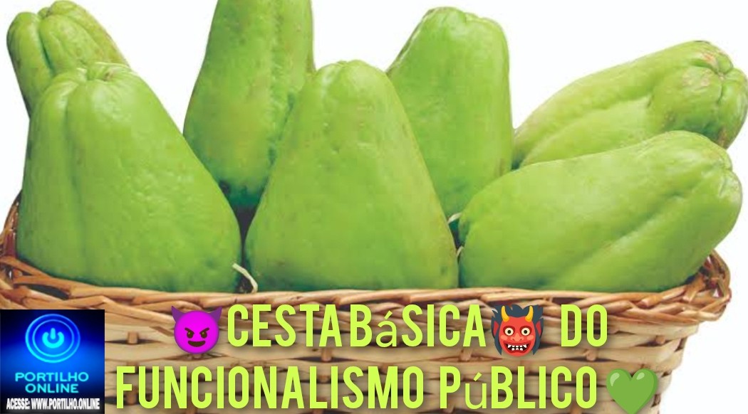 📢” CURTO E GROSSO”!👊👊👊🙄🧐🤫🍍🍌🥕” Cesta básica chuchu”! Curto e grosso, Portilho sou funcionário público e simplesmente não dá mais pra suportar “esse carrasco”