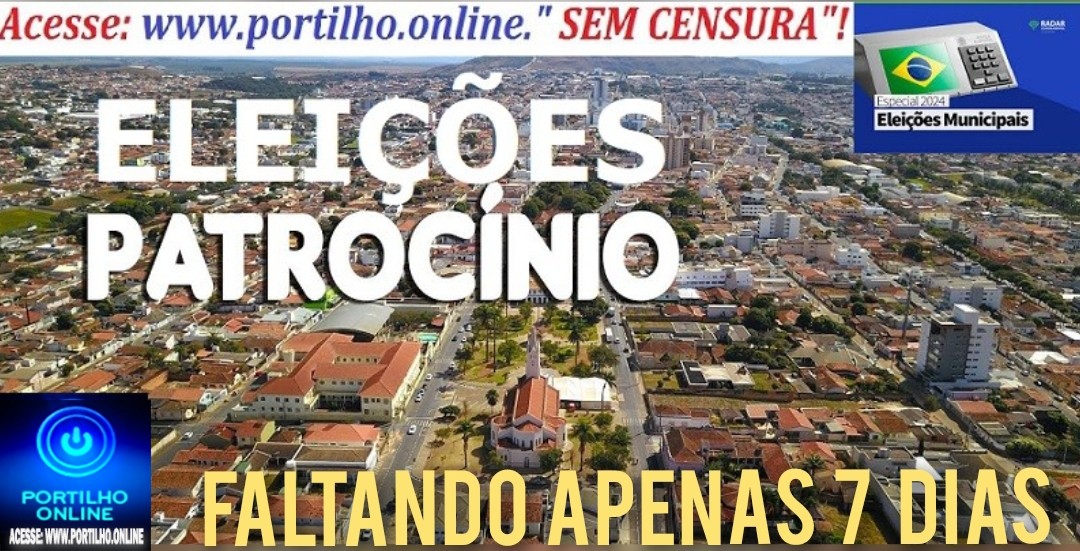 👉👊✍🙌⚖🤔📢🙏Eleições municipais de Patrocinio na reta final