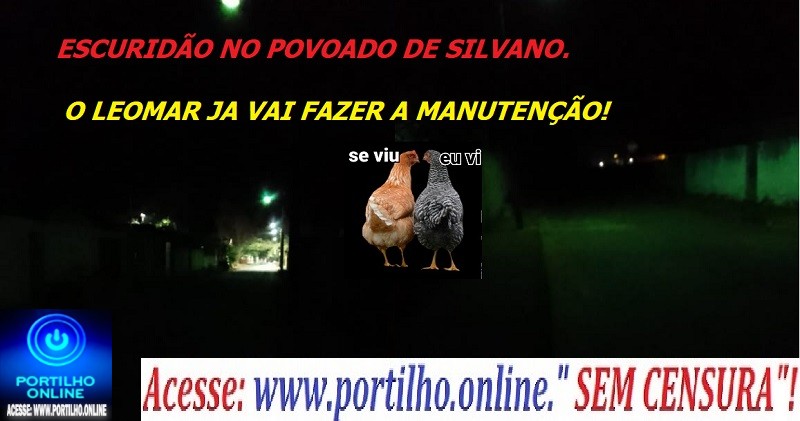 👉🤝🚧📢❓🔌💡🔦🕯🔋🛠⚒Silvano! Portilho… E daqui de Silvano eu queria que você postasse essa foto pois e uma vergonha.