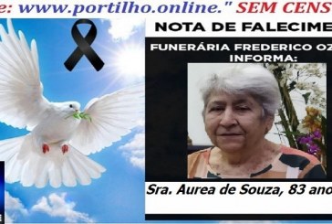 👉 ⚰🕯😔😪👉😱😭 NOTA DE FALECIMENTO… A Sra. Aurea de Souza, 83 anos … ( Mae do diretor Aurivan da Escola Nely Amaral  FUNERÁRIA FREDERICO OZANAM INFORMA…