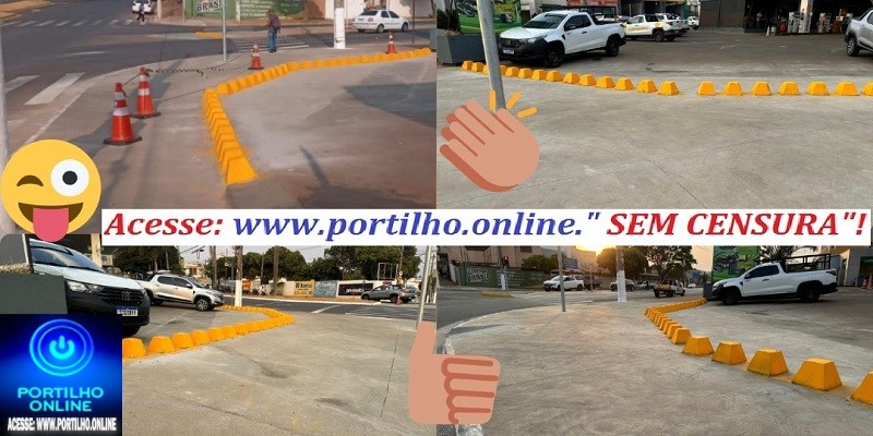 Parabéns 👏 👏 👏 👊🚧🚨🚧⛽🛑🚦SESTRAN instala os Segregador de Trânsito no posto da cooperativa.