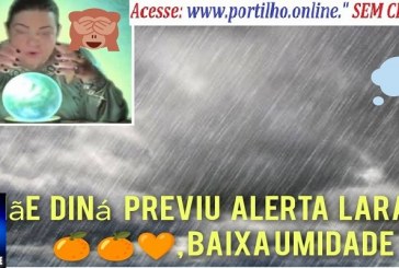 👉📢🧐✍🤔❓💨🌬🌪🌦🌥🌧🌨A” finada Mãe Diná” previu chuva 🌧 ☂. Será 🙏 depois das eleições municipais “.