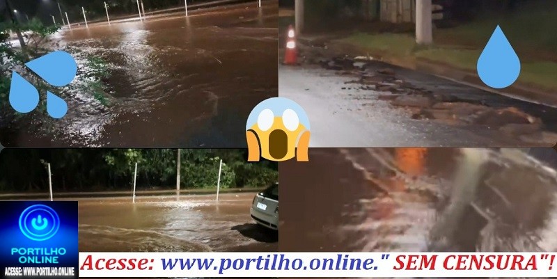 👉📢💦💧👹😳🤔🕵️‍♀️🔍🌧🌧🌧💰💸Avenida Náutica: vídeos mostram alagamento apenas em trecho acima do bairro Mangueiras, ainda em obras