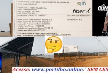 👉📢😱👀🔍🕵️‍♀️❓🌞🔌💡🔋🕯Quem será o “dono dessa usina fotovoltaica? Será dele também?