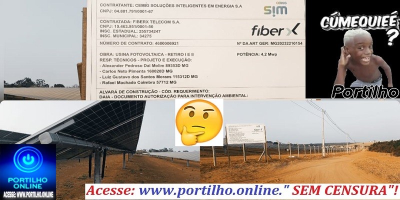 👉📢😱👀🔍🕵️‍♀️❓🌞🔌💡🔋🕯Quem será o “dono dessa usina fotovoltaica? Será dele também?