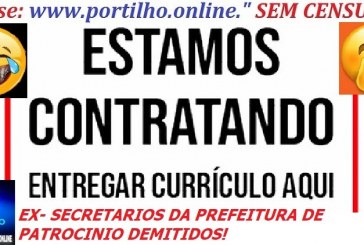 👉👿❓🐁🐀💰💸📢🤠OFERTAS DE EMPREGOS: para o$ ex-$ecretarios$ da prefeitura de Patrocinio…