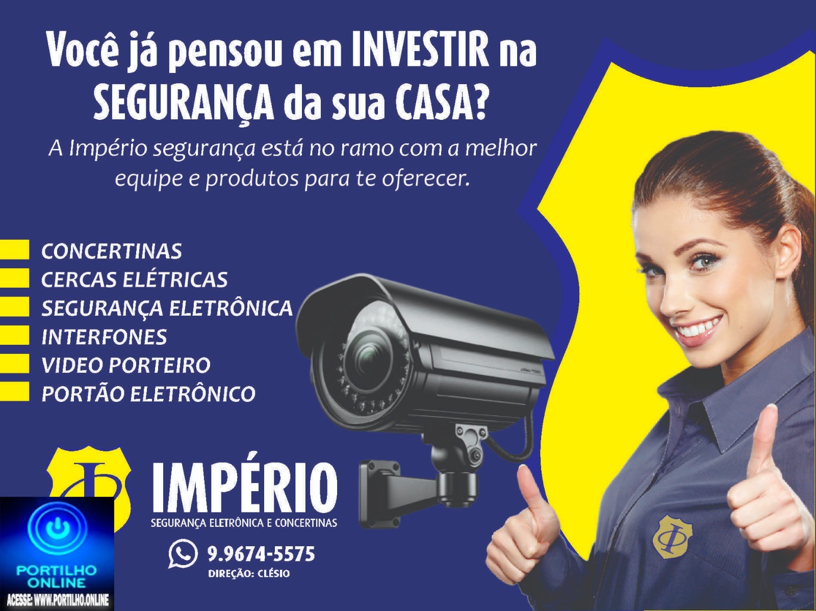 👉📢🕵🔎👍👏📽🎥📹🎞☎📞Precisou de sistema de segurança com câmeras para sua residência ou propriedade rural? Império Segurança