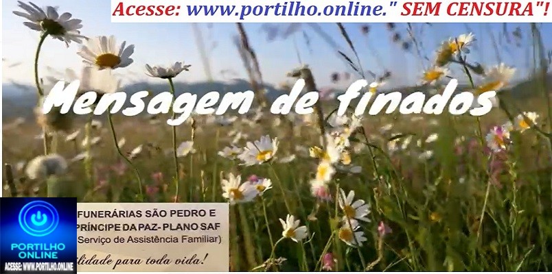 👉🙌💐🍃🌼🌷🌸MENSAGENS DE FINADOS DA FUNERÁRIA SÃO PEDRO E PRÍNCIPE DA 🕊PAZ🕊🕊 … INFORMA…