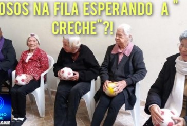 Idosos na fila:👉👀📢🤔✍❓👁🤔🤠🤡Creche para idosos: Um dia após a Lapada das urnas ⚱ 🗳