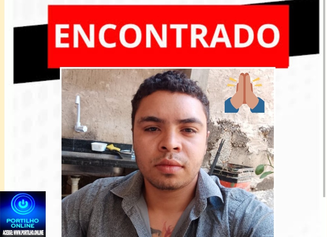 📢👉👀🧐🤔👏👊🙌🙏ENCONTRADO: Giovane Henrique Rodrigues 22 anos