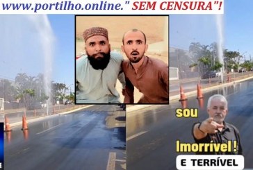 👉❓🙄😮🐀👀💦💧CHAFARIS DE GRAÇA PARA QUEM QUISER TOMAR BANHO: ÁGUA JORRA À VONTADE NO CHAFARIS DA “FINADA” AVENIDA NÁUTICA