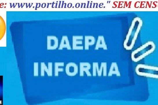 👉🏻📢😱🫵🏻🌊💦💧☔🌞🔥😱✍👉📢DAEPA INFORMA…. PODERÁ FALTAR ÁGUA!!!