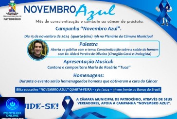 👉✍🤝👍👏👉📢CÂMARA MUNICIPAL REALIZA EVENTOS ALUSIVOS AO “NOVEMBRO AZUL”