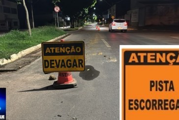 👉📢🕵🔍🐀🐁🚨🚒🚑🚧🛑Atenção motociclistas motorista em geral. Cuidado pista escorregadia. “Bosta e óleo na pista ”!