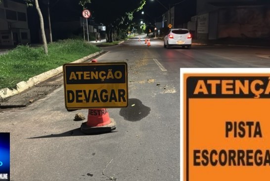 👉📢🕵🔍🐀🐁🚨🚒🚑🚧🛑Atenção motociclistas motorista em geral. Cuidado pista escorregadia. “Bosta e óleo na pista ”!