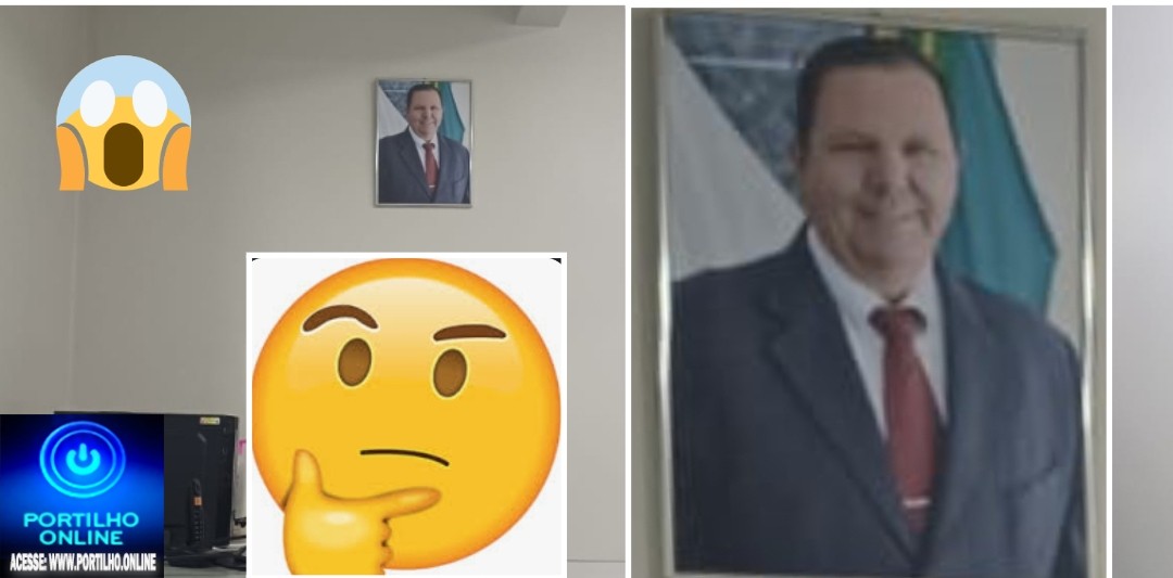 📢😱💀👿👽🔍🤔❓🎄🎅🤡Será que o novo prefeito GB vai esparramar a foto dele em TODAS as repartições publica?